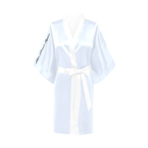 Baby Blue: Corinthian Column Kimono Robe