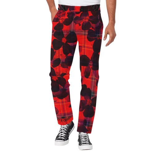 JAXS N CROWN RED ABSTRACT 6C03795A-2FE0-4136-9C5C-1627CDF7ADBA Men's All Over Print Casual Trousers (Model L68)