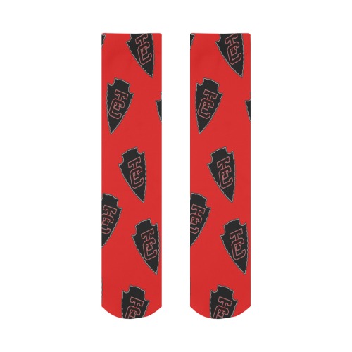 Sock it to me TC Red All Over Print Socks for Women