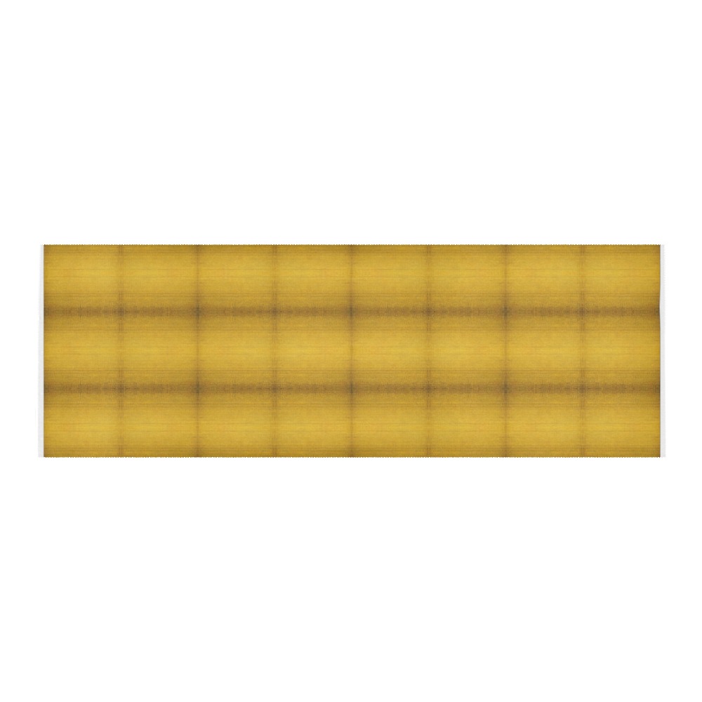 yellow squares Area Rug 9'6''x3'3''