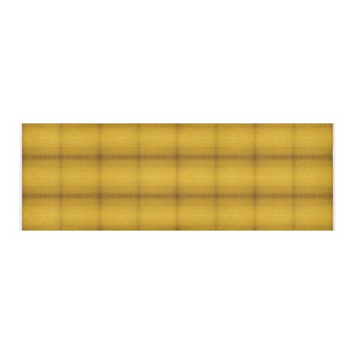 yellow squares Area Rug 9'6''x3'3''