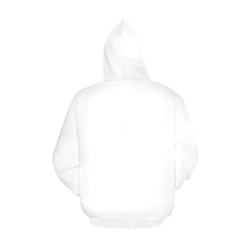 Playahs Motivation White All Over Print Hoodie for Men (USA Size) (Model H13)