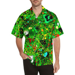 Green Abstract Art 409 Hawaiian Shirt (Model T58)
