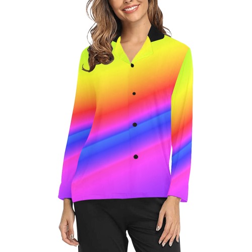 spectrum Women's Long Sleeve Pajama Shirt