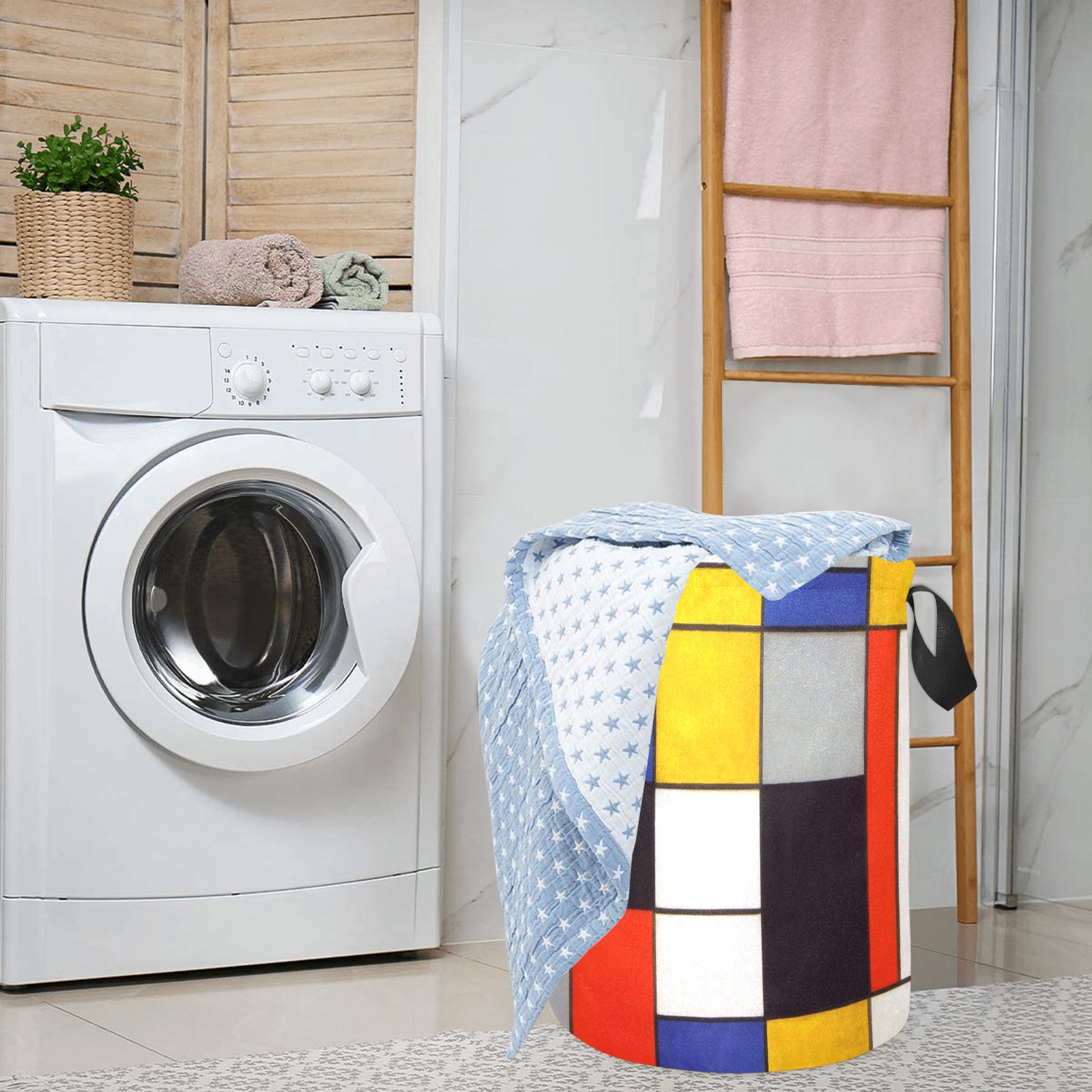 Composition A by Piet Mondrian Laundry Bag (Small)