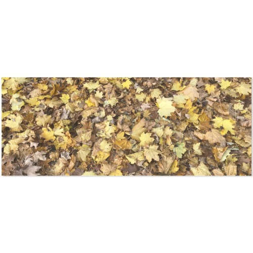 Autumn yellow leaves