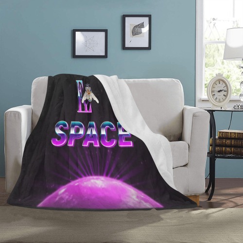 Space Collectable Fly Ultra-Soft Micro Fleece Blanket 50"x60"