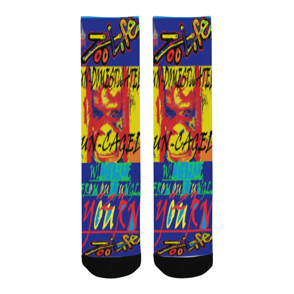 ZL.ANM.BLU Men's Custom Socks