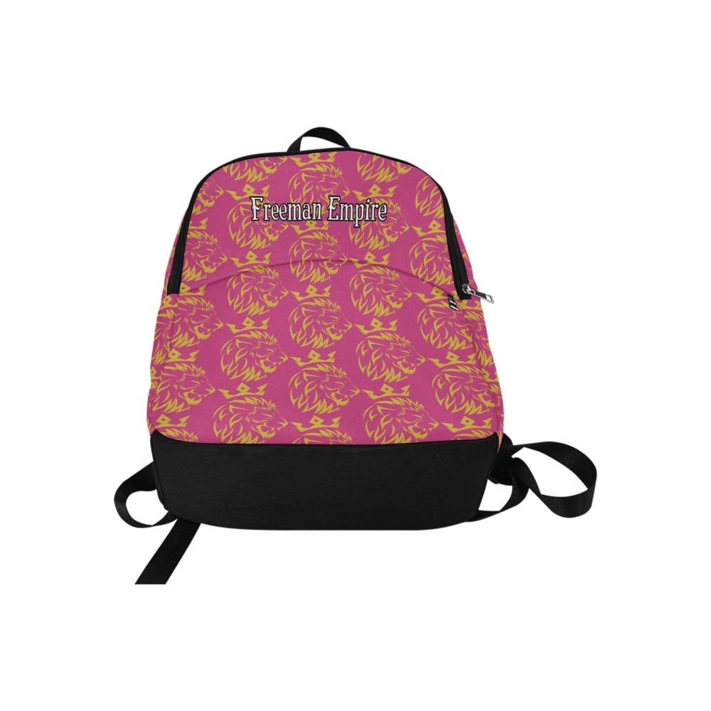 Freeman Empire Bookbag (Pink) Fabric Backpack for Adult (Model 1659)