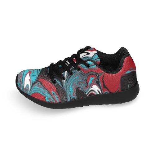 Dark Wave of Colors Men’s Running Shoes (Model 020)