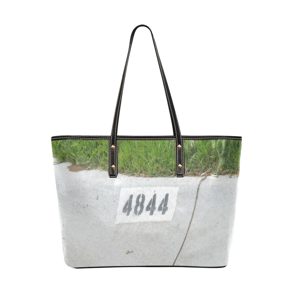 Street Number 4844 Chic Leather Tote Bag (Model 1709)