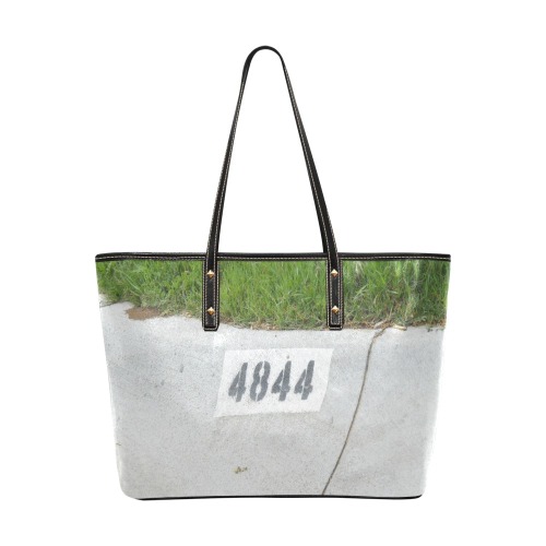 Street Number 4844 Chic Leather Tote Bag (Model 1709)