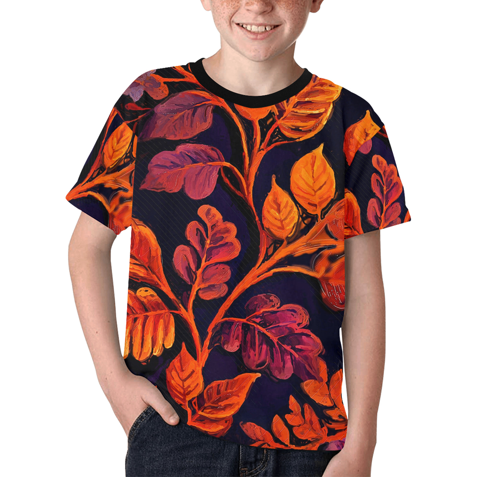 flowers botanic art (10) all over print tshirt Kids' All Over Print T-shirt (Model T65)