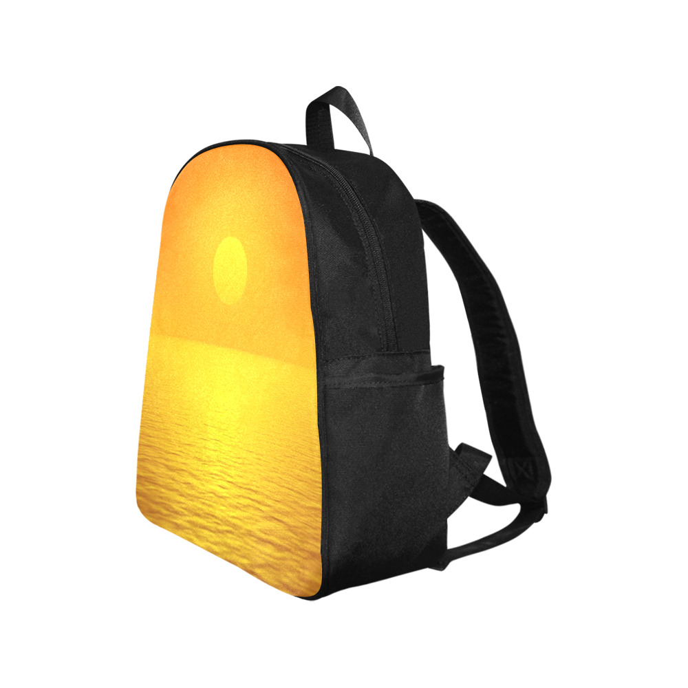 Sunset Reflection Multi-Pocket Fabric Backpack (Model 1684)