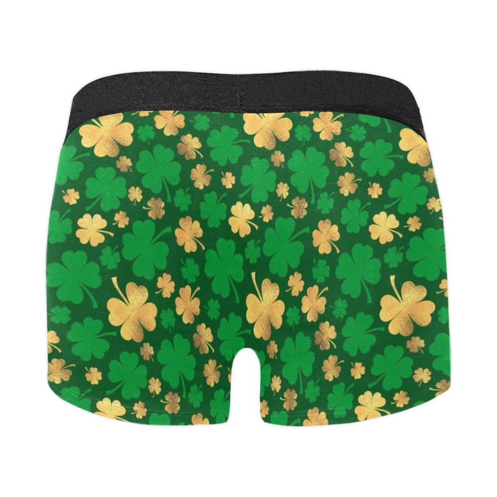 St Patrick's Day - Gold and Green (13) Men's All Over Print Boxer ...
