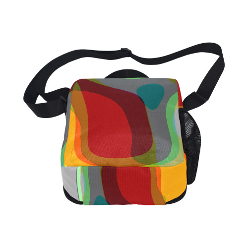 Colorful Abstract 118 All Over Print Crossbody Lunch Bag for Kids (Model 1722)