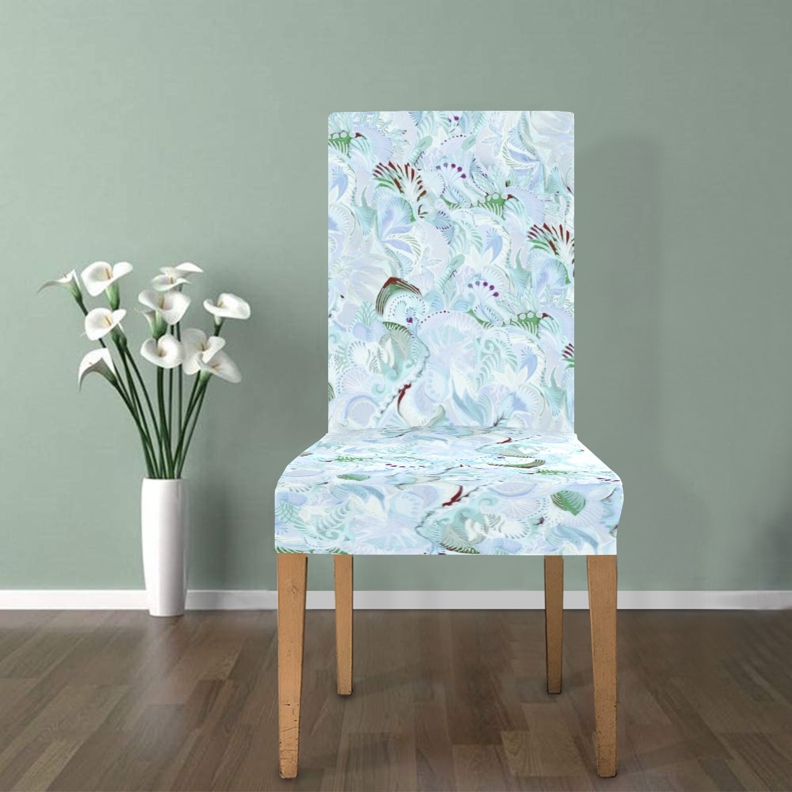 tropical 21 Chair Cover (Pack of 4)