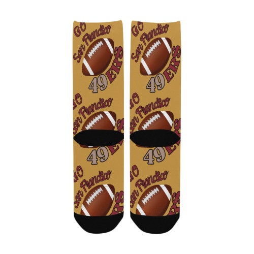 SAN FRANCISCO - 3 49ers Custom Socks for Women