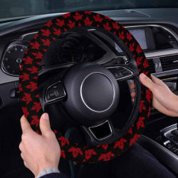 Cool Canada Steering Wheel Cover with Anti-Slip Insert