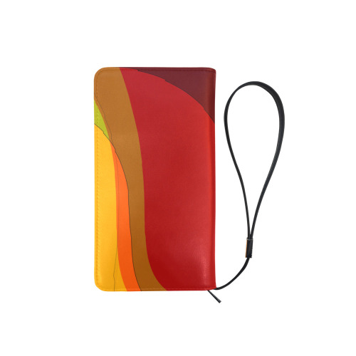 Colorful Abstract 118 Men's Clutch Purse （Model 1638）