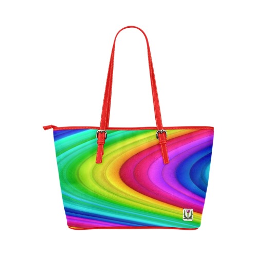 Fairlings Delight's Rainbow Collection- 53086I3 Leather Tote Bag/Large (Model 1651)