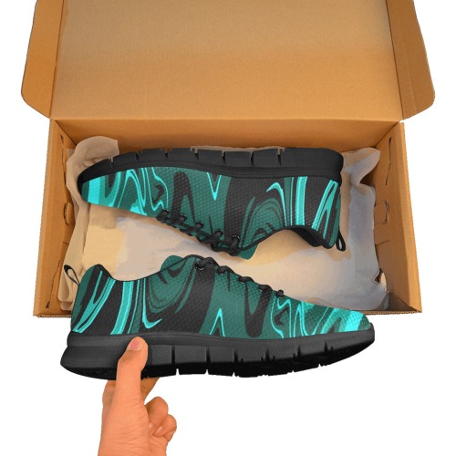 hauntedlagoon Men's Breathable Running Shoes (Model 055)
