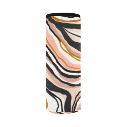 Wavy brush strokes waves Neoprene Water Bottle Pouch/Large