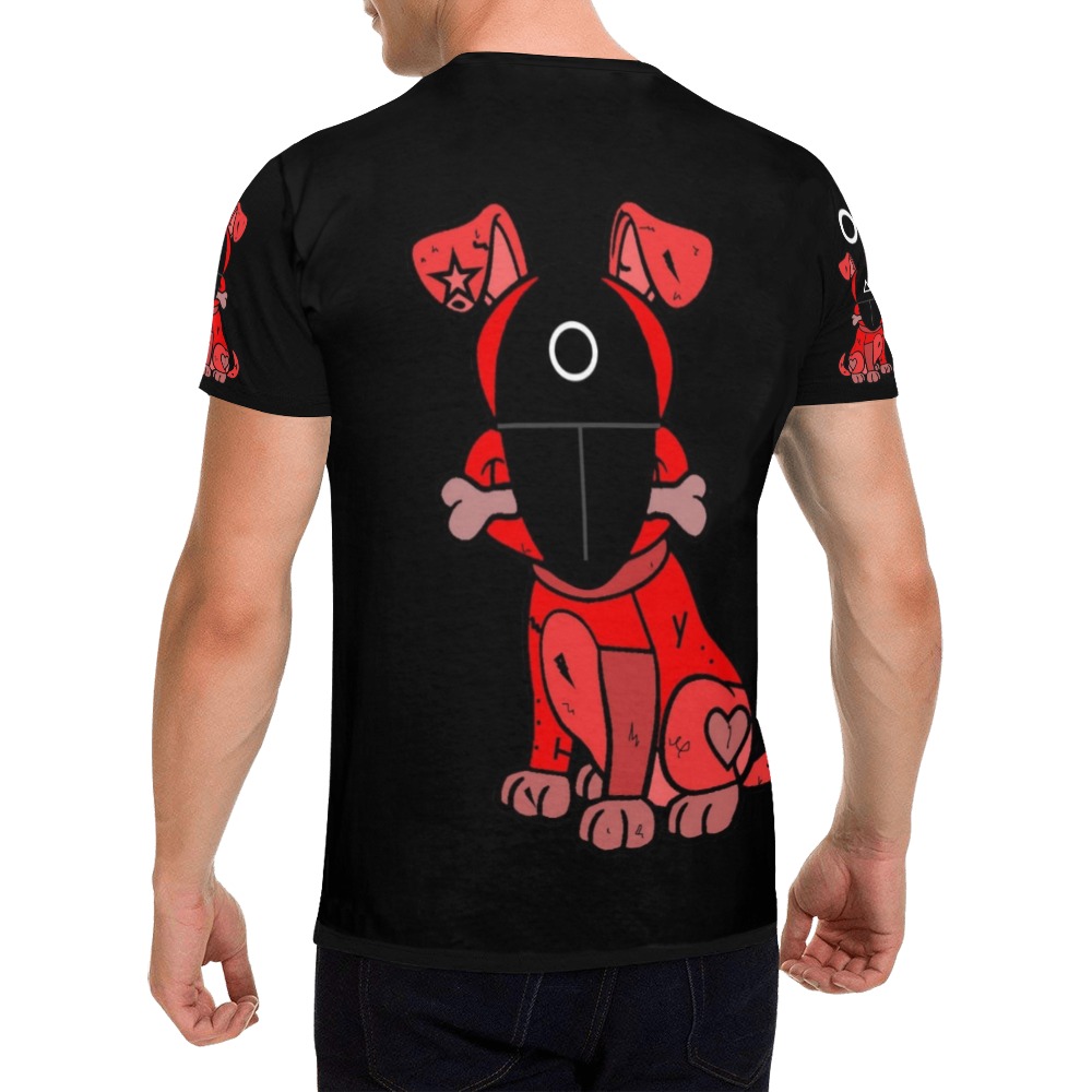 Dog Game / squid game by Nico Bielow All Over Print T-Shirt for Men (USA Size) (Model T40)