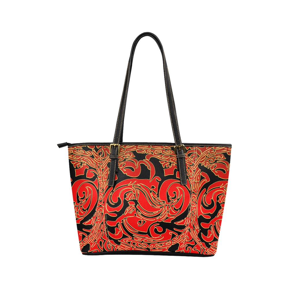 Celtic 2 Leather Tote Bag/Small (Model 1640)