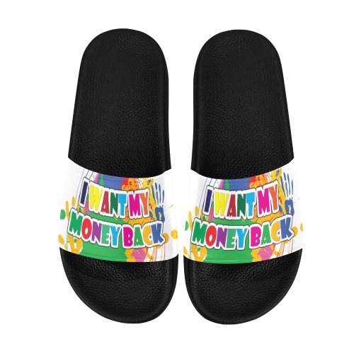 I want my money back Women's Slide Sandals (Model 057)