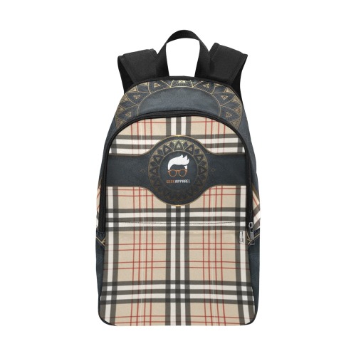 Geek Apparel Signature Plaid Logo Backpack Fabric Backpack for Adult (Model 1659)
