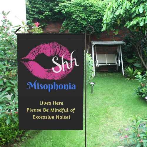 Misophonia 1 Garden Flag 12‘’x18‘’(Twin Sides)
