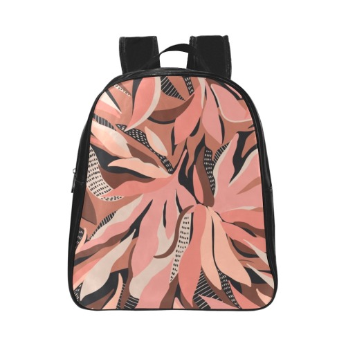 Tropical modern simple graphic 96 School Backpack (Model 1601)(Small)