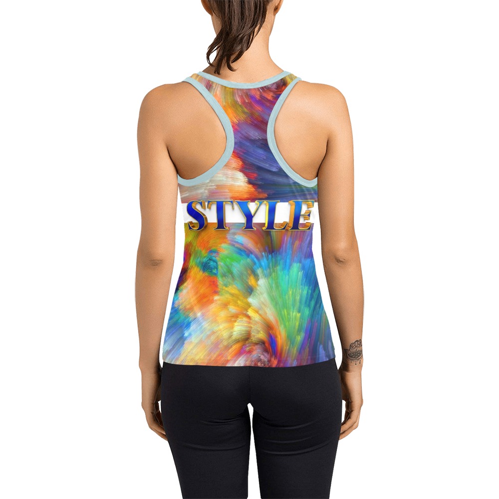 Style Collectable Fly Women's Racerback Tank Top (Model T60)