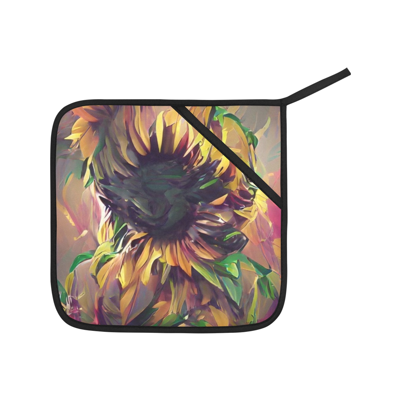 sunflower_TradingCard Oven Mitt & Pot Holder