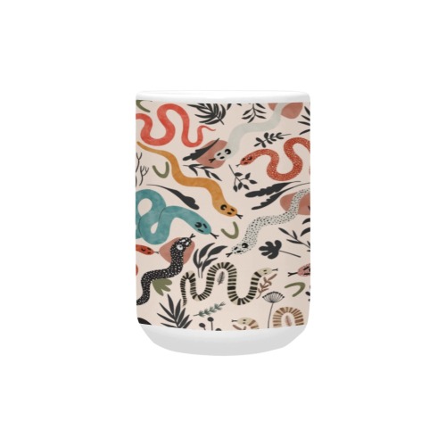 Mystical snakes in nature I C Custom Ceramic Mug (15OZ)