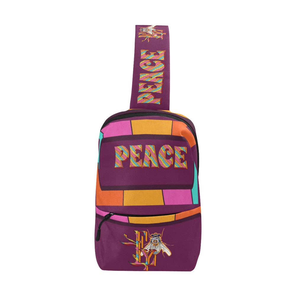 Peace Collectable Fly Chest Bag (Model 1678)