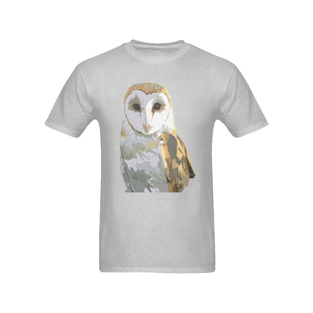 Barn Owl Men's T-Shirt in USA Size (Front Printing Only)