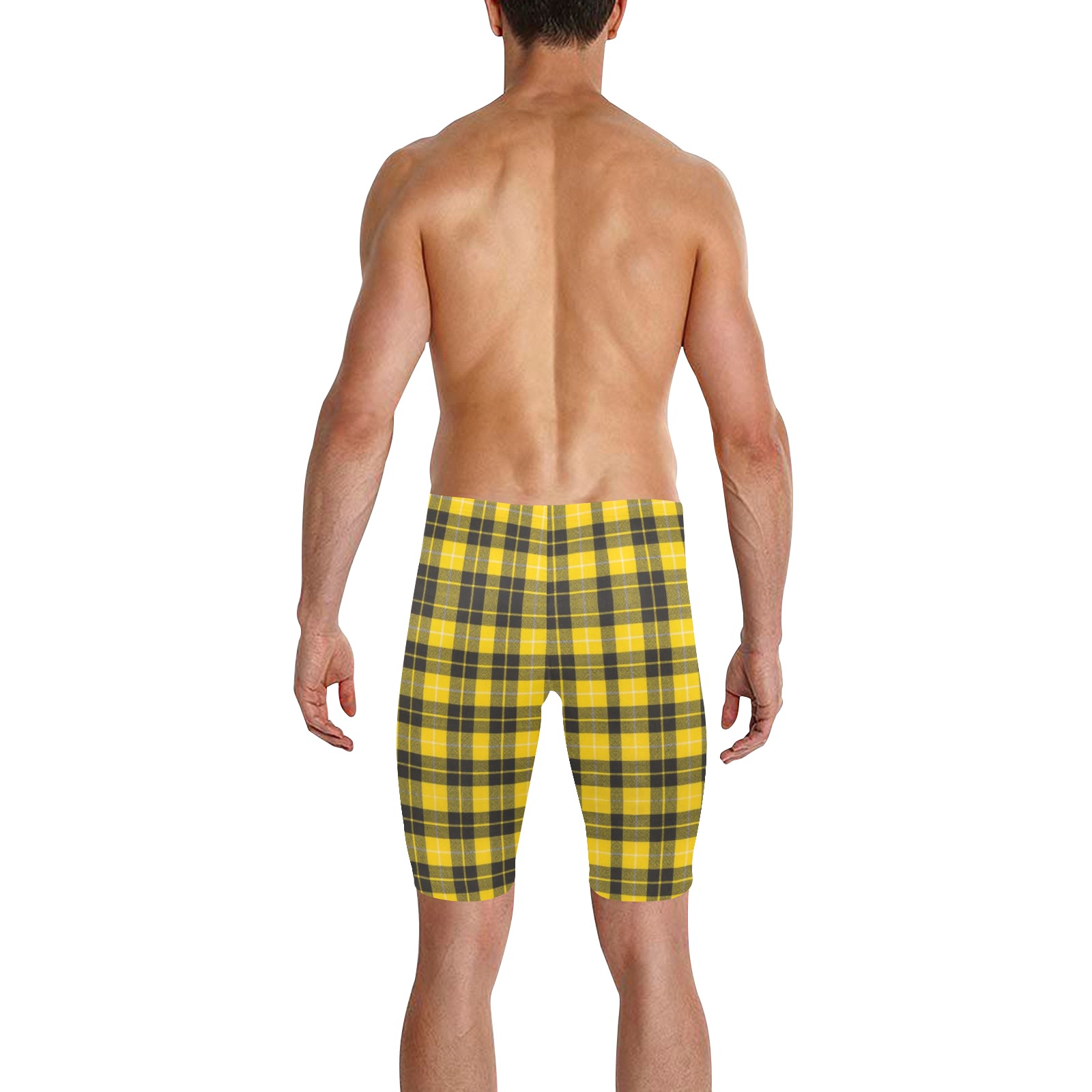 Barclay Dress Modern Men's Knee Length Swimming Trunks (Model L58)