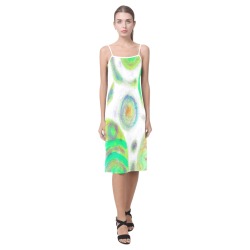 Funky Abstract Art to Wear Alcestis Slip Dress (Model D05)