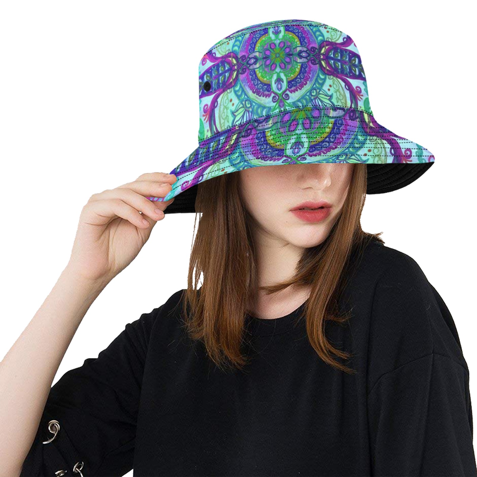 floralie 2 Unisex Summer Bucket Hat
