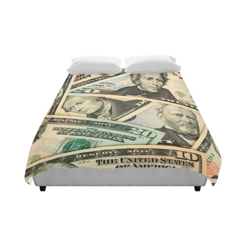US PAPER CURRENCY Duvet Cover 86"x70" ( All-over-print)