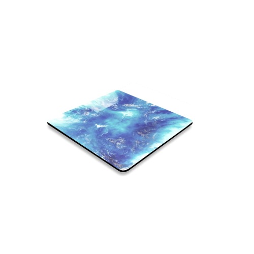 Encre Bleu Photo Square Coaster