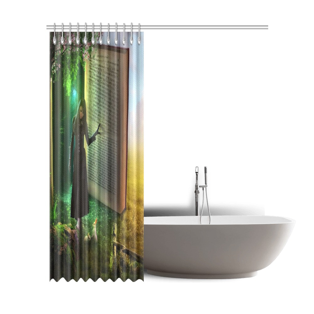 Majestic Story Shower Curtain 72"x84"