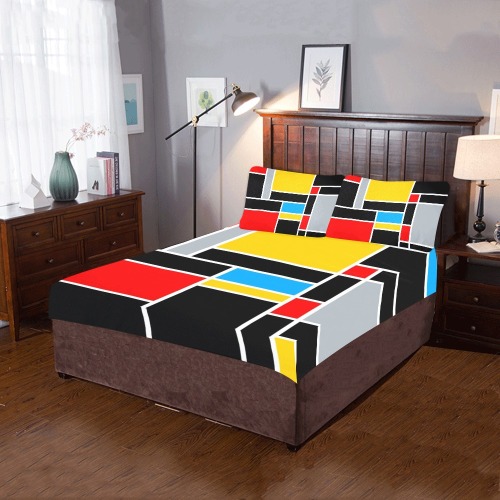 Mondrian 2 3-Piece Bedding Set