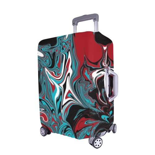 Dark Wave of Colors Luggage Cover/Extra Large 28"-30"