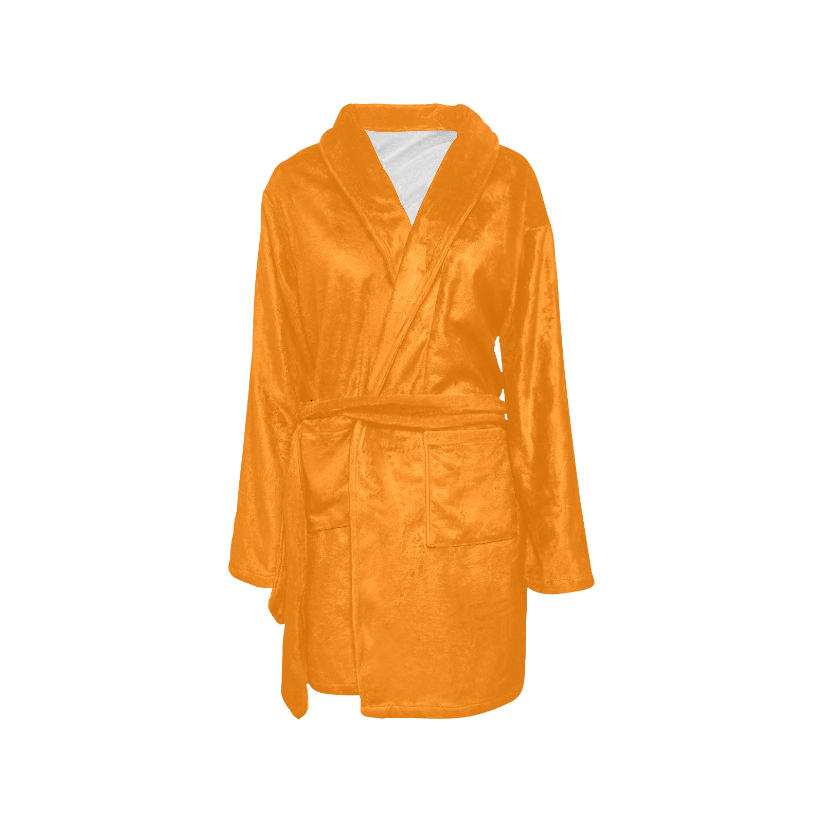 color UT orange Women's All Over Print Night Robe