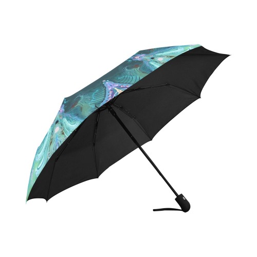 dragon flowers4 Anti-UV Auto-Foldable Umbrella (U09)
