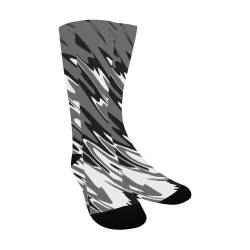 Spray Paint Dark Neutrals Men's Custom Socks