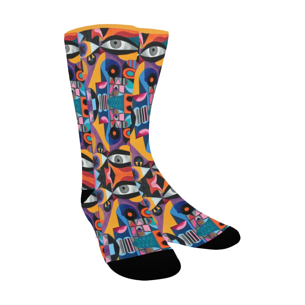 Boho Art Graphic Socks Women's Custom Socks